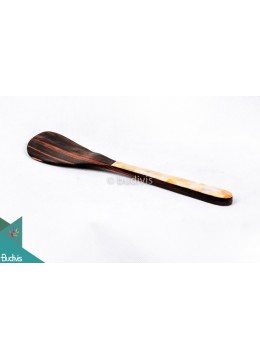 wholesale bali Wooden Rice Spoon With Shell Decorative, Home Decoration