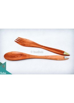 wholesale bali Wooden Spoon & Fork Rice Set 2 Pcs Medium, Home Decoration