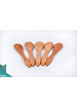 wholesale bali Wooden Spoon Ice Cream Set 5, Home Decoration