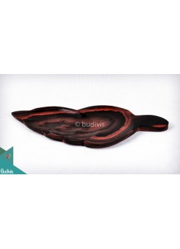 wholesale bali Wooden Sauce Place Leaf Storage Medium, Home Decoration