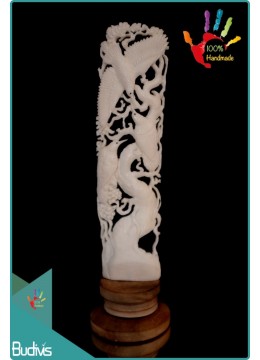 Image of Wholesale Hand Carved Bone Bird Scenery Ornament Best Seller Home Decoration Source: CV.Budivis in Bali, Indonesia