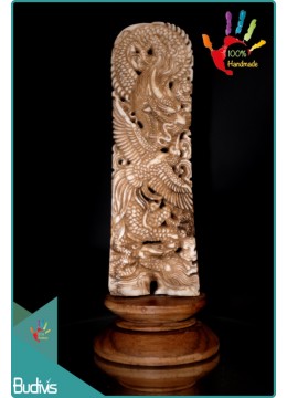Image of Top Hand Carved Bone Dragon Scenery Ornament Cheap Home Decoration Source: CV.Budivis in Bali, Indonesia
