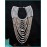 Tribal Necklace Shell Decorative On Stand Interior