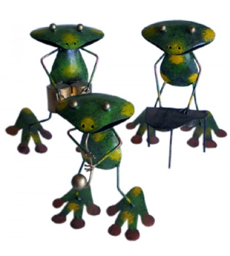 Frog Decor Iron Arts