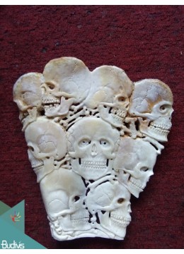 wholesale bali The Skull In Love Scenery Bone Carved, Home Decoration