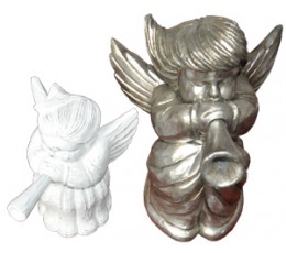 Image of Angel silver color Wood Decor Home Decoration Source: CV.Budivis in Bali, Indonesia
