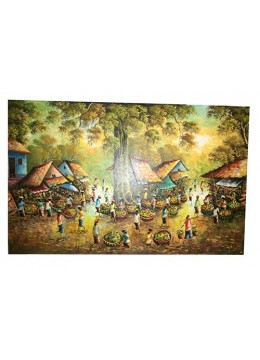 wholesale bali Traditional Market Painting, Home Decoration