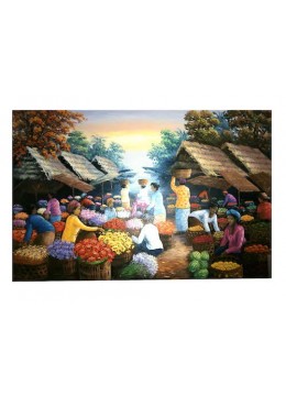 wholesale bali Traditional Market Painting, Home Decoration