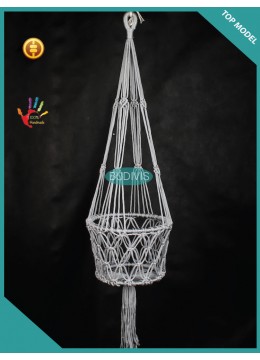 wholesale bali White XL Size Top Model  Eco Live Planter Hanging Macrame, Home Decoration