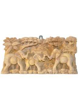 wholesale bali Relief Elephant Wood Carving, Home Decoration