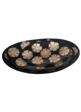 wholesale bali Oval set of 3 Seashell Crafts, Home Decoration