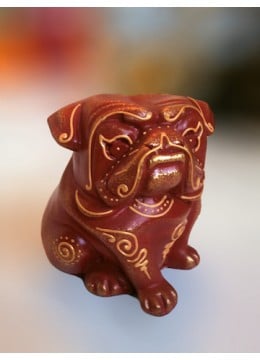 wholesale bali 100% Handmade Resin Bulldog statue, Home Decoration
