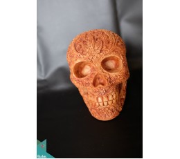 Image of Artificial Resin Skull Head Hand Painted Wall Decoration - Marta Home Decoration Source: CV.Budivis in Bali, Indonesia