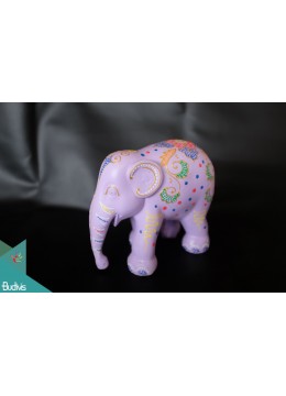 Image of Artificial Resin Elephant Hand Painted Home Decor - Marta Home Decoration Source: CV.Budivis in Bali, Indonesia