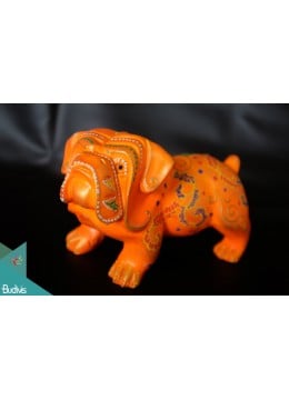 wholesale bali Artificial Bali Resin BullDog Home Decor - Marta, Home Decoration