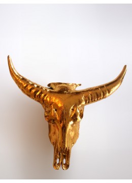 wholesale bali Cheap Resin Buffalo Skull Wall Hanging, Home Decoration