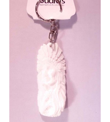 Resin Indian Keychain