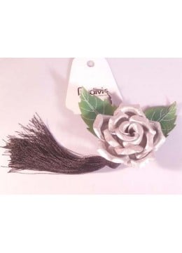 wholesale bali Tassel Keychain Leather Flower, Keychain