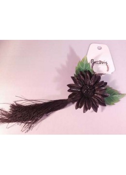 wholesale bali Tassel Keychain Leather Flower, Keychain