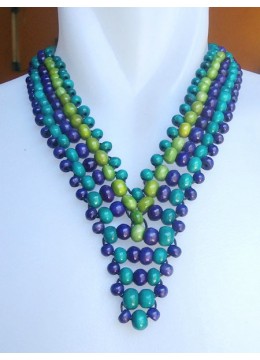 wholesale bali Wooden Bead Necklace, Necklaces