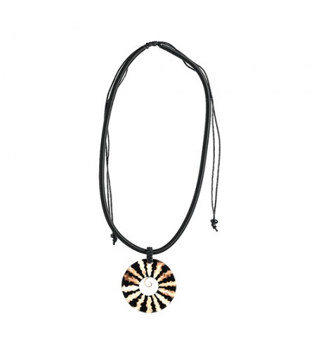 Shell Resin Pendant With Cord Sliding Necklace Manufacturer