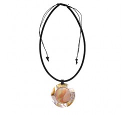 Image of Bali Seashell Resin Pendant Sliding Necklace Prodction Necklaces Source: CV.Budivis in Bali, Indonesia