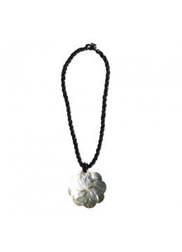 Image of Craved Mop Shell Penden Beaded Necklace New! Necklaces Source: CV.Budivis in Bali, Indonesia