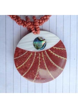 wholesale bali Seashell Resin Pendant, Pendants