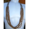 Multi Wooden Bead Necklace