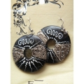 Bali Wood Earring