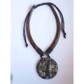 Wood Choker Necklace For Sale