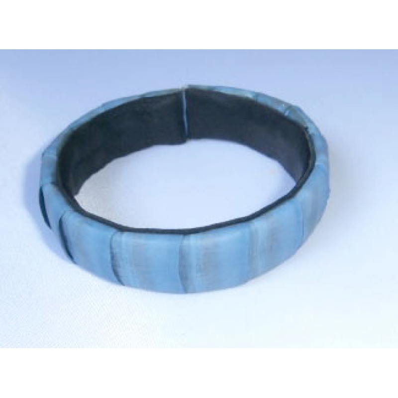 Tiny Bangle Leather Snake