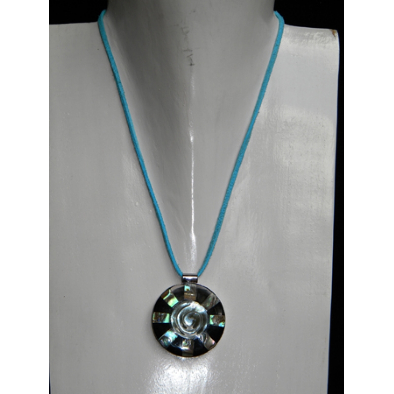 Necklace with Shell Pendant Stainless Top Model