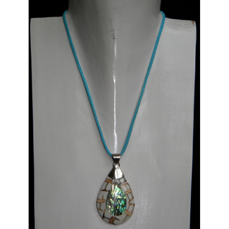 Necklace with Shell Pendant Stainless For Sale