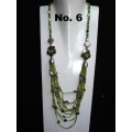 Beaded Necklace Multi Strand