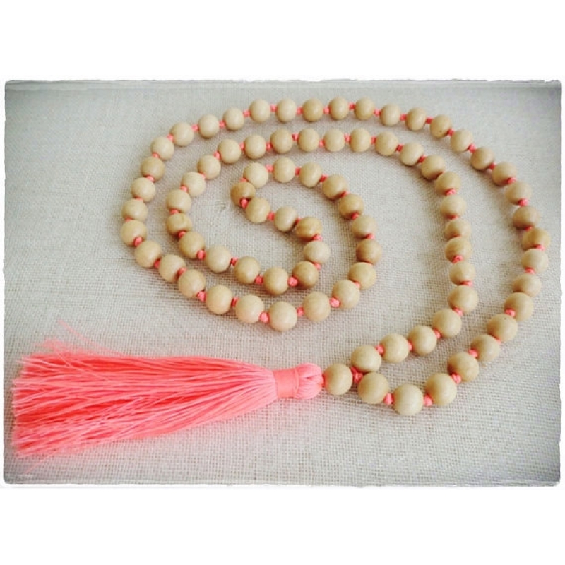 Beaded Tassel Necklace Stone