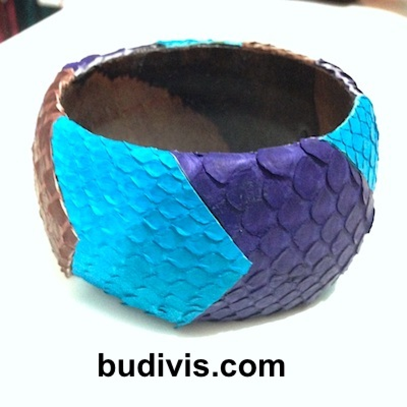 Bangle Leather Snake