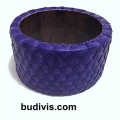 Bangle Leather Snake