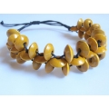 Beaded Wood Bracelet