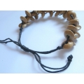 Beaded Wood Bracelet