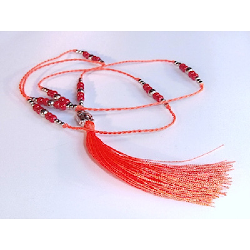 Beaded Tassel Necklace Layered