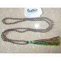 Beaded Tassel Necklace Crystal