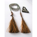 Long Tassel Necklace Scarf