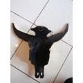 Affordable Resin Buffalo Skull Wall Hanging Artificial Resin Buffalo Skull Head Wall Decoration, Resin Figurine Custom Handhande, Statue Collectible Figurines Resin