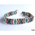 Miyuki Beaded Bracelet Stainless