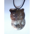 Test Owl Seashell Carving