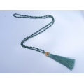 Long Crystal Tassel Necklaces
