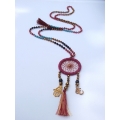 Long Crystal Tassel Necklaces Dreamcatcher
