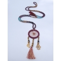 Long Crystal Tassel Necklaces Dreamcatcher