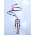 Long Crystal Tassel Necklaces Dreamcatcher